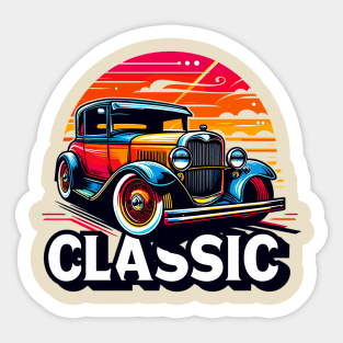 Classic Car Sticker